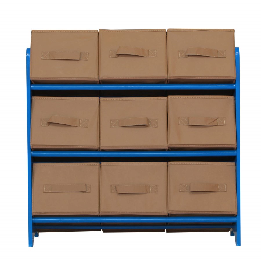 Kidsaw Pirate 9 Bin Storage In Blue