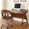 Jual Furnishings Walnut Curve Office Chair