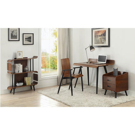 Vienna Office Desk Retro Walnut - Jual Furnishings 