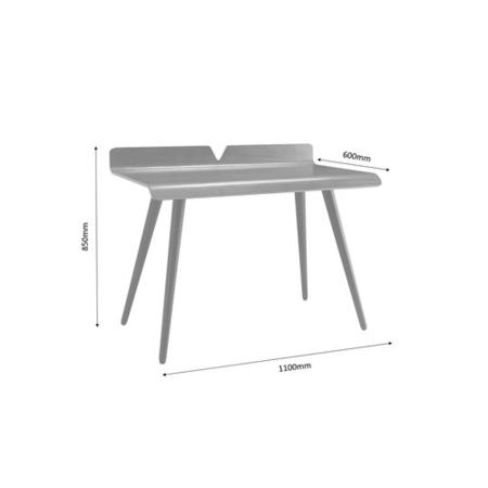 Vienna Office Desk Retro Walnut - Jual Furnishings 