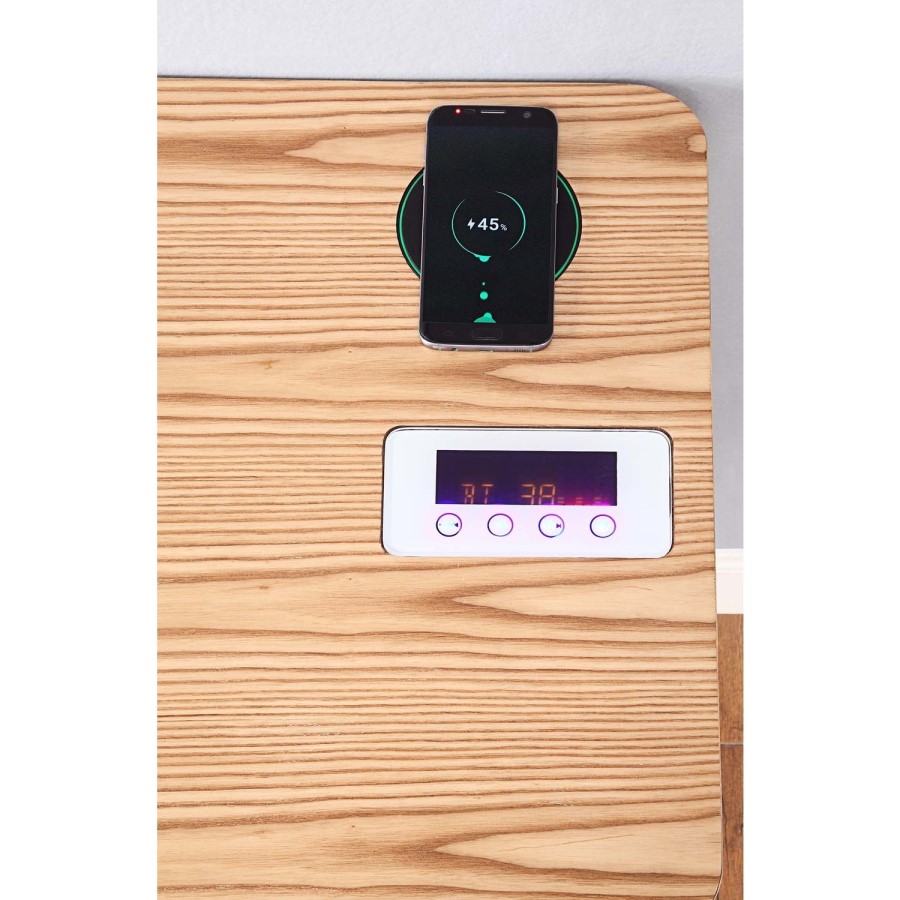 Smart Scandi Desk with Wireless Charging - San Francisco 