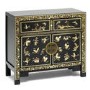 The Nine Schools Oriental Decorated Black Sideboard
