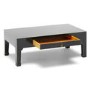 The Nine Schools Qing Black and Gilt Coffee Table with Drawer