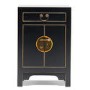 The Nine Schools Qing Oriental Black and Gilt Lamp Table