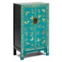 The Nine Schools Oriental Decorated Blue Medium Cabinet
