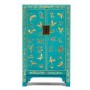 The Nine Schools Oriental Decorated Blue Medium Cabinet