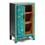 The Nine Schools Oriental Decorated Blue Medium Cabinet