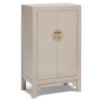 The Nine Schools Oriential Qing Oyster Grey Medium Cabinet