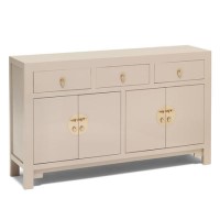 The Nine Schools Qing Oyster Grey Large Sideboard