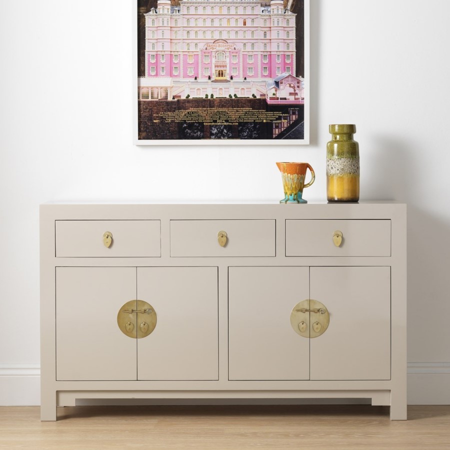 The Nine Schools Qing Oyster Grey Large Sideboard