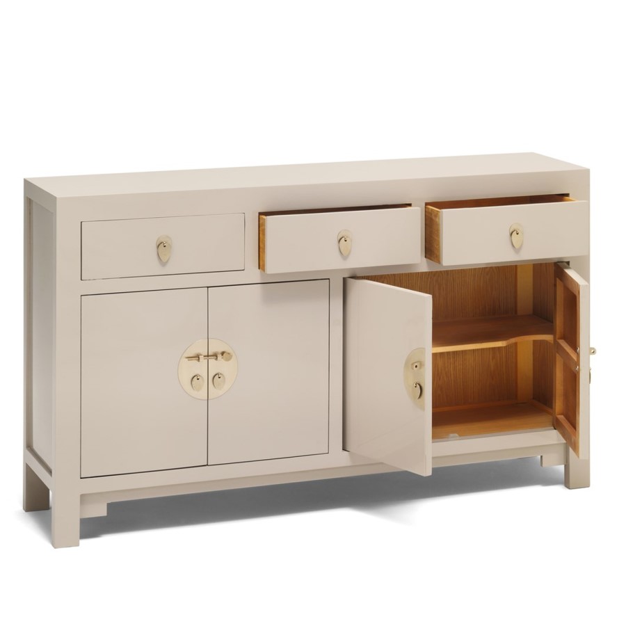 The Nine Schools Qing Oyster Grey Large Sideboard