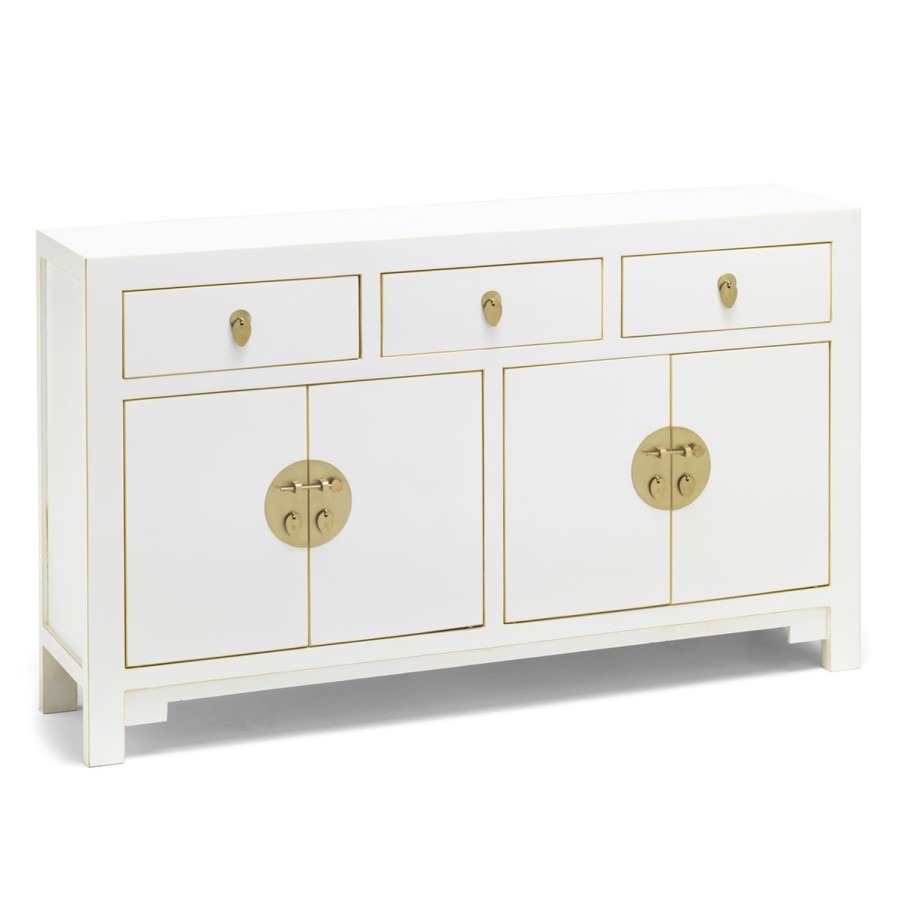 The Nine Schools Qing White Large Sideboard