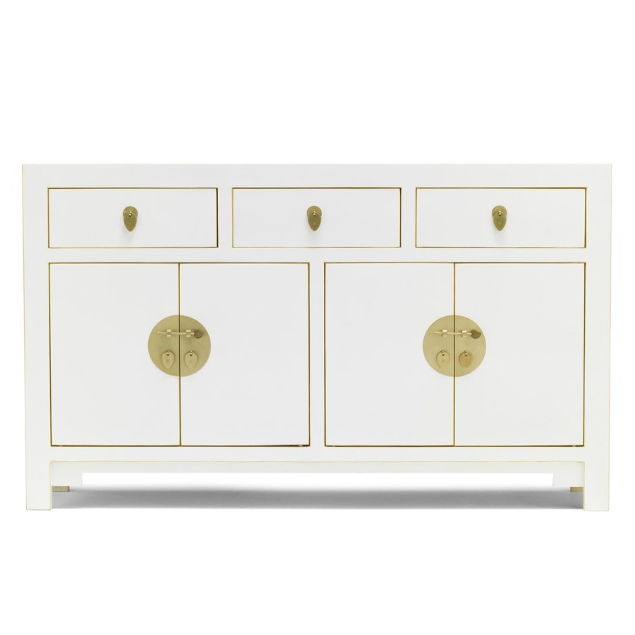 The Nine Schools Qing White Large Sideboard