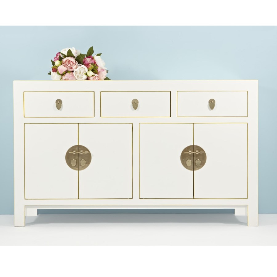 The Nine Schools Qing White Large Sideboard