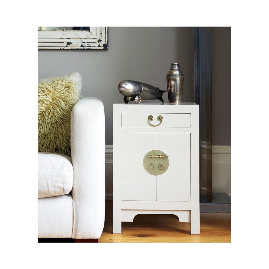 The Nine Schools Qing White Oriental Lamp Table
