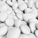 PEB001 White Decorative Stone Pebbles for Amberglo Fire