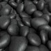 Black Decorative Stone Pebbles for Amberglo Fire