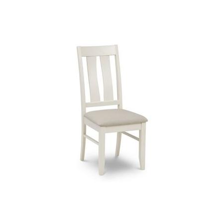 Pembroke Farmhouse Ivory & Solid Oak Dining Table and 6 Chairs - Julian Bowen Range