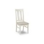 Pembroke Farmhouse Ivory & Solid Oak Dining Table and 6 Chairs - Julian Bowen Range