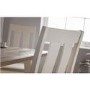 Pembroke Farmhouse Ivory & Solid Oak Dining Table and 6 Chairs - Julian Bowen Range