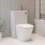 500mm Beige Back to Wall Toilet Unit Only - Pendle