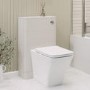 500mm Beige Back to Wall Toilet Unit Only - Pendle