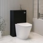 500mm Black Back to Wall Toilet Unit Only - Pendle