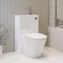 500mm White Back to Wall Toilet Unit Only - Pendle