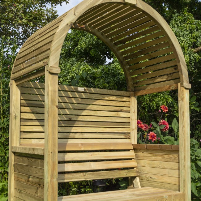 Rowlinson Modena Wooden Garden Arbour