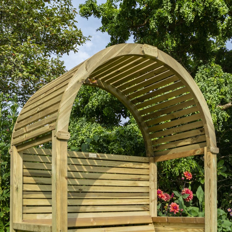 Rowlinson Modena Wooden Garden Arbour