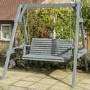 Rowlinson Palermo Garden Swing Seat in Grey Painted Wood