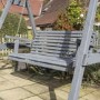 Rowlinson Palermo Garden Swing Seat in Grey Painted Wood