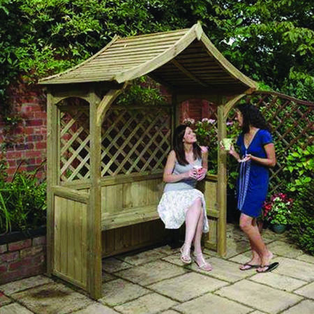 Rowlinson Wooden Party Arbour and BBQ Shelter