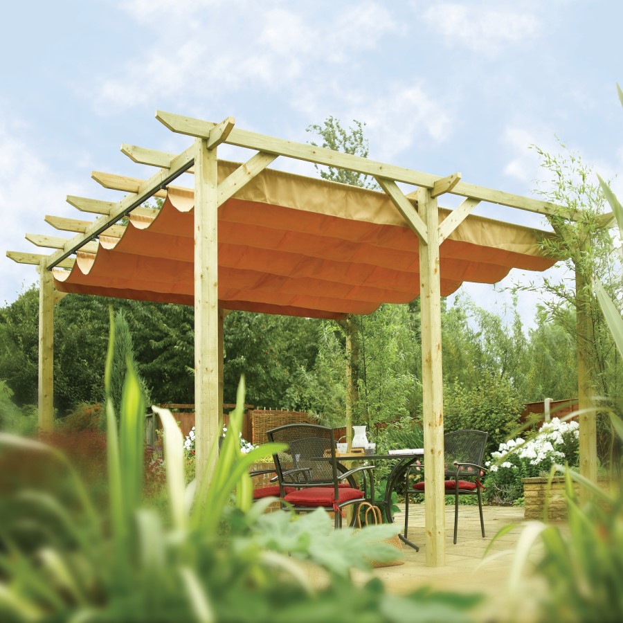 Rowlinson Verona Garden Canopy in Taupe