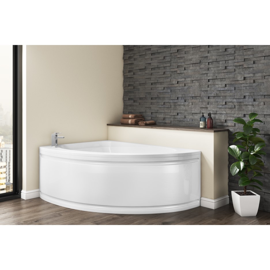 Osborne Right Hand Corner Bath 1500 x 1040mm Furniture123