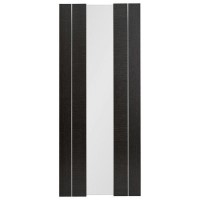 Internal Grey Door with Clear Glass - Pre-Finished - 1981 x 838 x 35mm - Forli Essential - XL Joinery