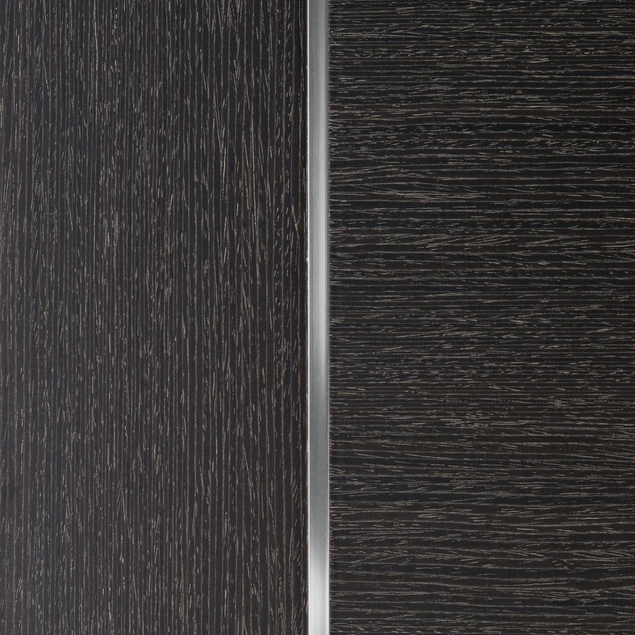 Internal Grey Door with Clear Glass - Pre-Finished - 1981 x 838 x 35mm - Forli Essential - XL Joinery