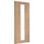 Internal Oak Door with Clear Glass - Pre-Finished - 1981 x 762 x 35mm - Forli Essential - XL Joinery