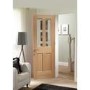 Malton Pre-Finished Internal Oak Door with Clear Bevelled Glass - Pre-Finished, 1981 x 686 x 35 mm
