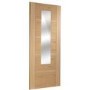 Glazed Internal Oak Pre-Finished Portici Door - Pre-Finished, 1981 x 838 x 35 mm