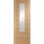 Glazed Internal Oak Pre-Finished Portici Door - Pre-Finished, 1981 x 838 x 35 mm