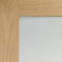 Internal Oak Pre-Finished Shaker 4 Panel Door with  Obscure Glass - Pre-Finished, 1981 x 762 x 35 mm