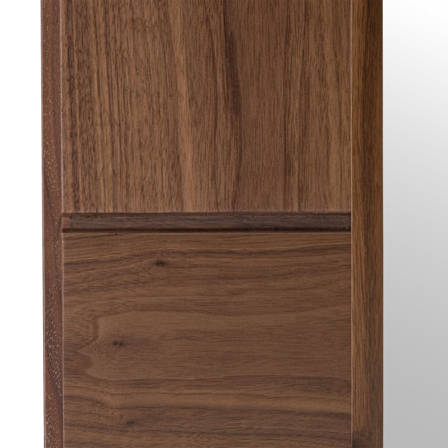 Internal Walnut Rebated French Doors with Clear Glass - Pre-Finished - 1981 x 1168 x 40mm - Ravenna - XL Joinery