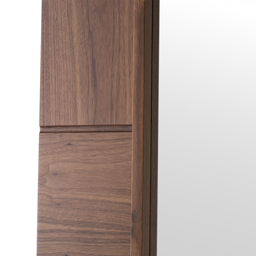 Internal Walnut Rebated French Doors with Clear Glass - Pre-Finished - 1981 x 1168 x 40mm - Ravenna - XL Joinery