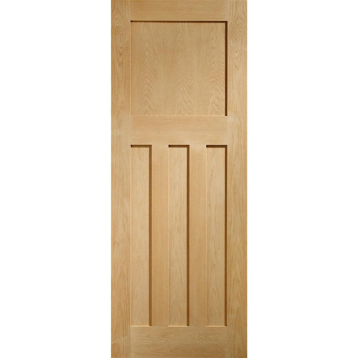 Xl Joinery Brown Internal Oak 1930S 4-Panel Door - Pre-Finished - 1981 X 838 X 35Mm - Dx
