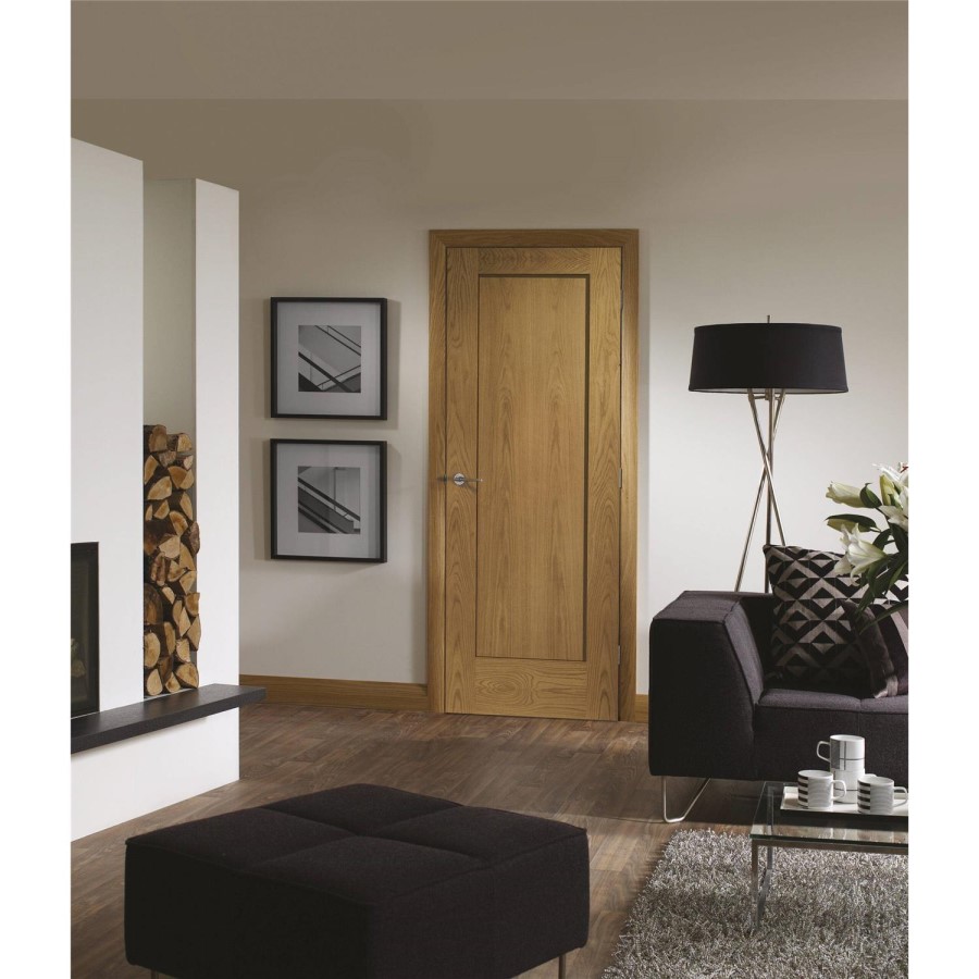 Internal Oak Pre-Finished Pattern 10 Door - Pre-Finished, 1981 x 762 x 35 mm
