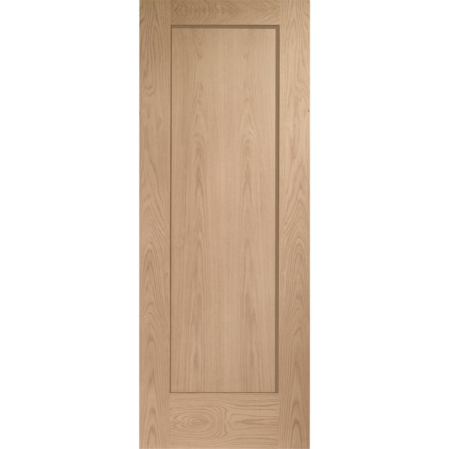 Internal Oak One Panel Door Pre Finished 2040 x 726 x 40mm Pattern 10