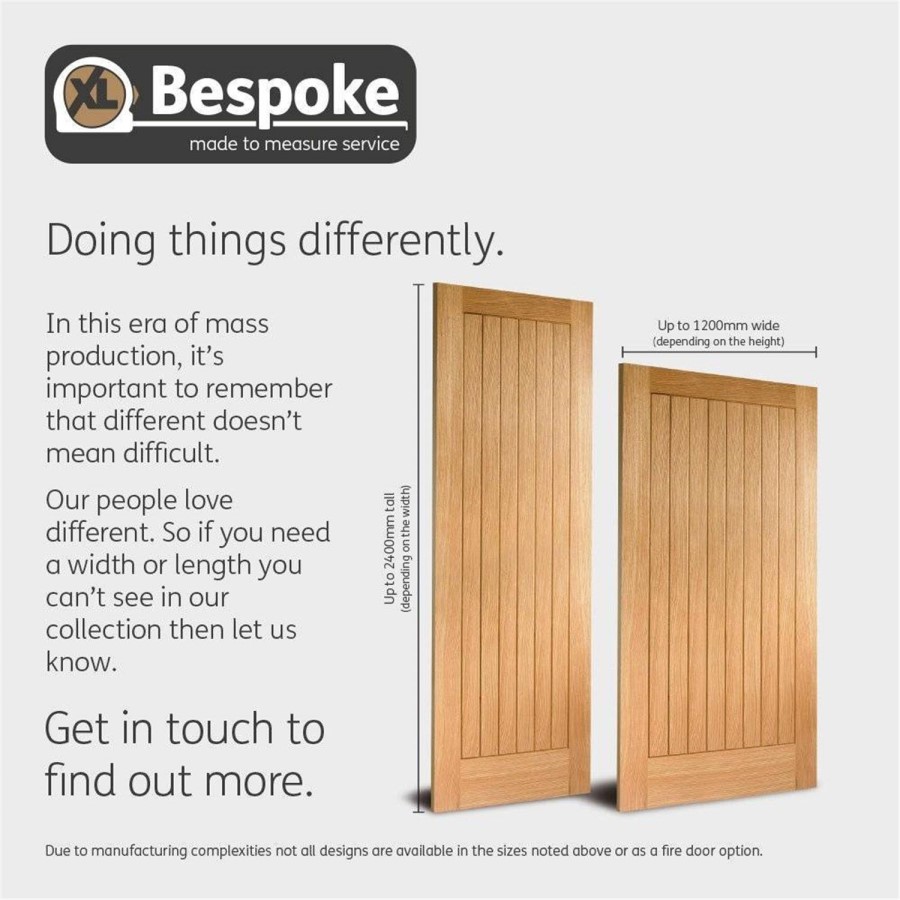 Victorian 4 Panel Pre-Finished Internal Oak Door - Pre-Finished, 1981 x 686 x 35 mm