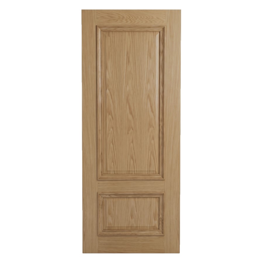 Internal Oak 2-Panel Door with Raised Mouldings - Pre-Finished - 1981 x 762 x 35mm - Nelson - XL Joinery