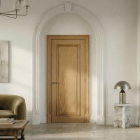 Internal Oak Pre-finished Wellington Door with RM - 1981 x 686 x 35mm (27")